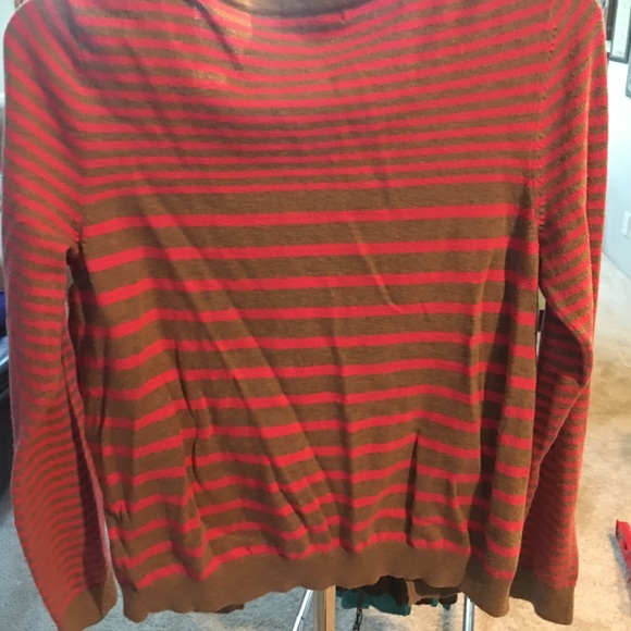 H&M Pink and Tan Striped Cardigan - Picture 3 of 4